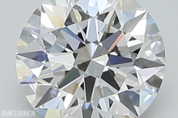 (GIA) 0.40CT HØYKVALITETS BRILLIANTSLIPT NATURLIG DIAMANT. D/VVS1. Triple-Excellent!